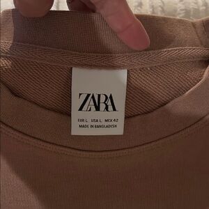 Zara Brown Top